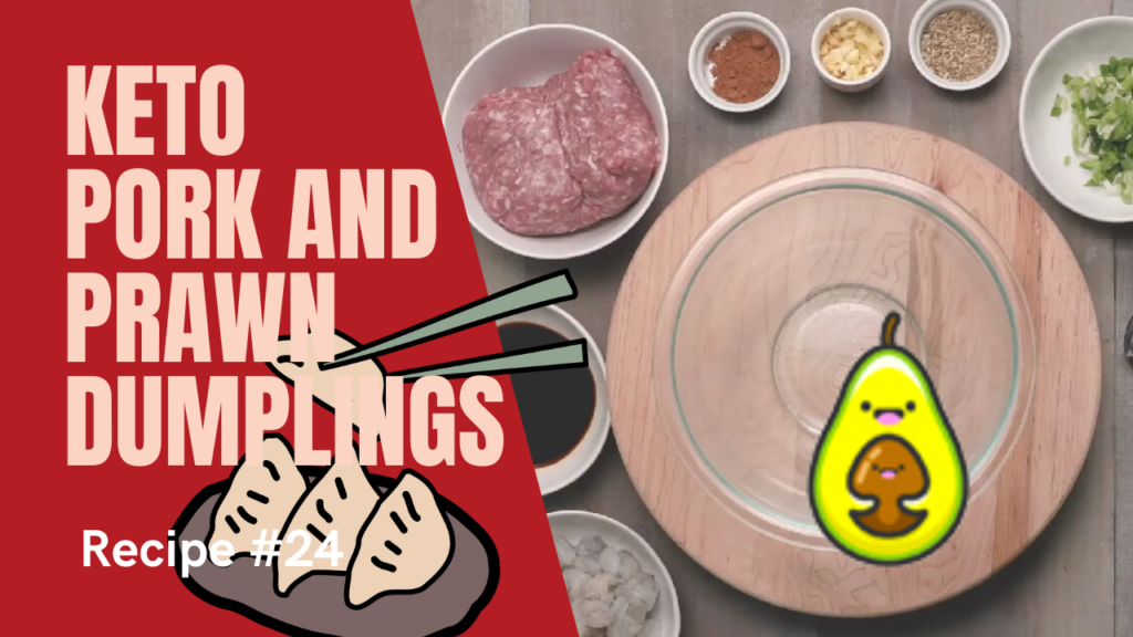 A delicious low carb keto pork and prawn dumpling recipe to satisfy your cravings