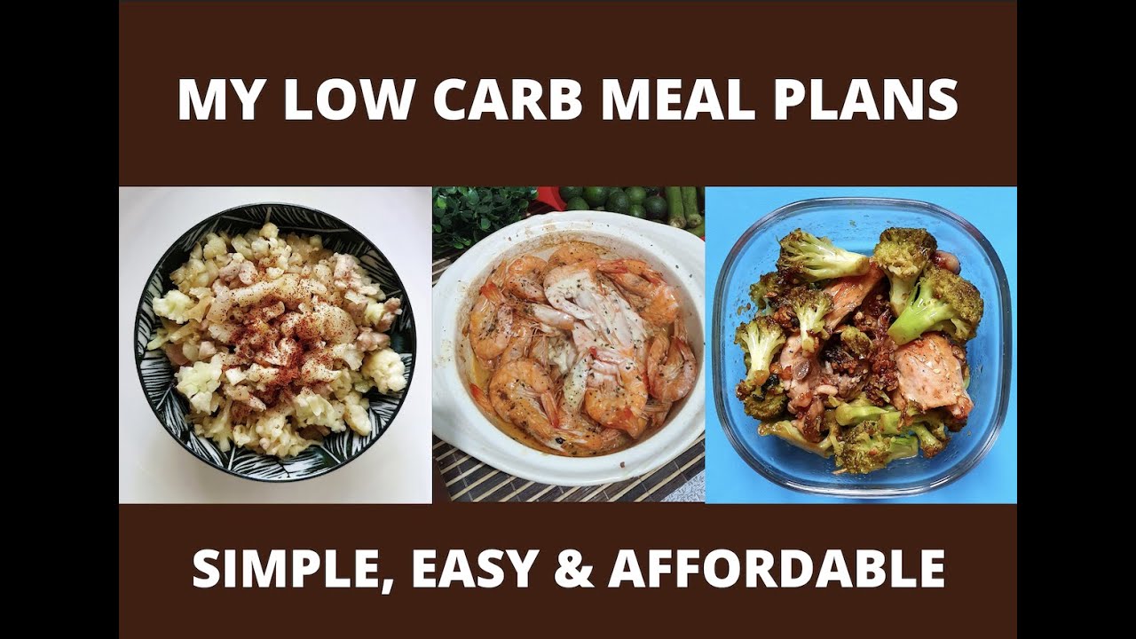 MY LOW CARB MEAL PLAN | KETO MEAL PLAN | LOW CARB MEAL FOR BEGINNERS